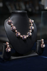 NECKLACE -Rose Golden colour Search code 8021