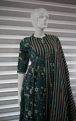 Blue Salwar Suit Set | Women's Blue Salwar Suit | Wearable Art