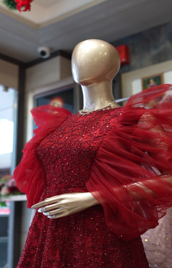 Women's Red Lehenga | Red Lehenga | Wearable Art