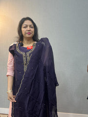 SALWAR SUIT SET -Navy blue colour Search code 9510