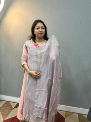 SALWAR SUIT SET - Blush pink colour Search code 9518