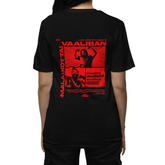 Black Printed T-Shirt | Black Short Sleeve T-Shirt | Wearable Art