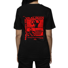 Black Printed T-Shirt | Black Short Sleeve T-Shirt | Wearable Art