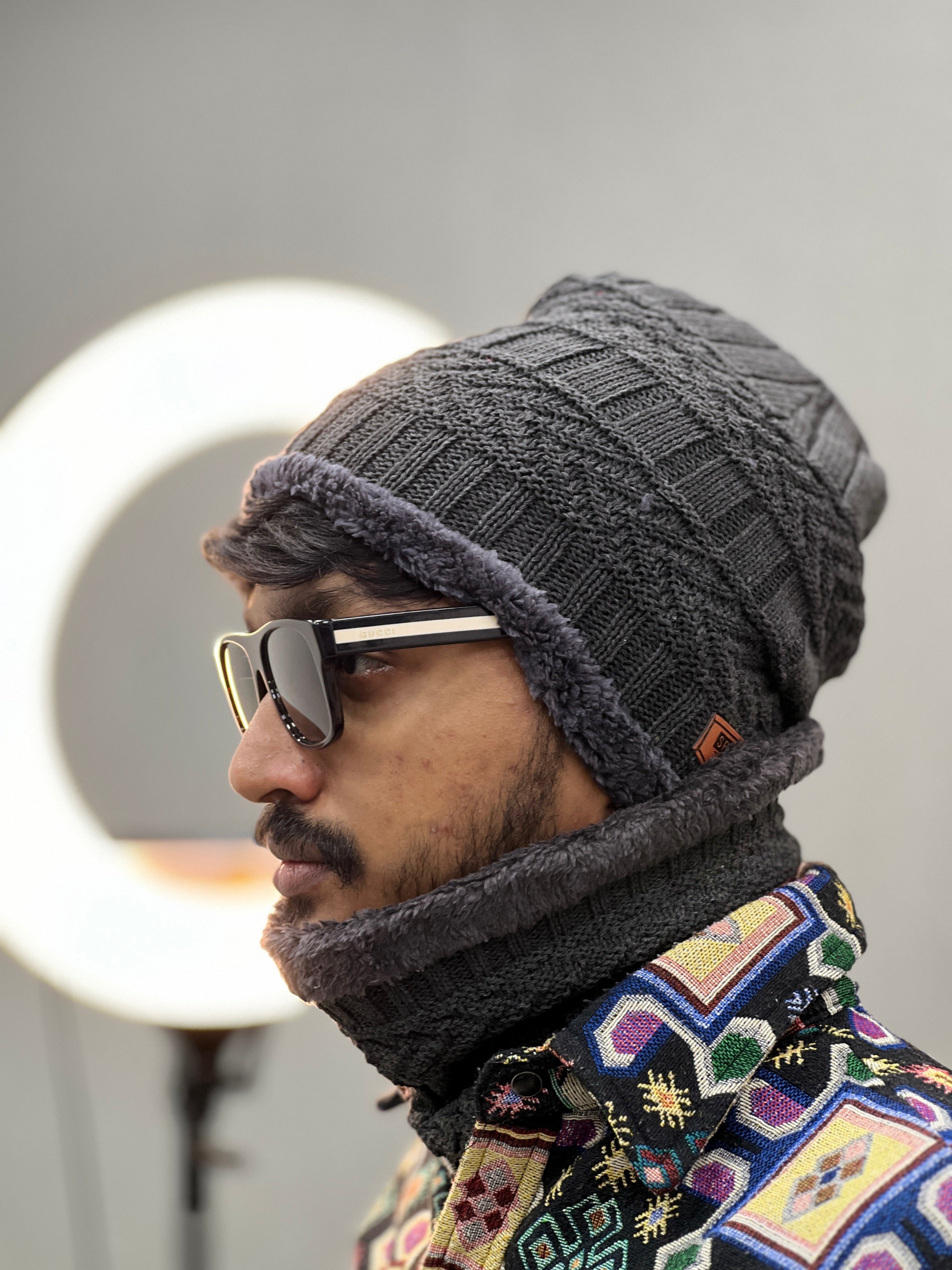 Winter Cap Set | Hat and Scarf Set | Wearable Art