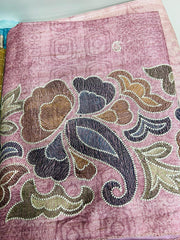 UNSTITCHED SALWAR SUIT SET- Mauve shade Search code 1629