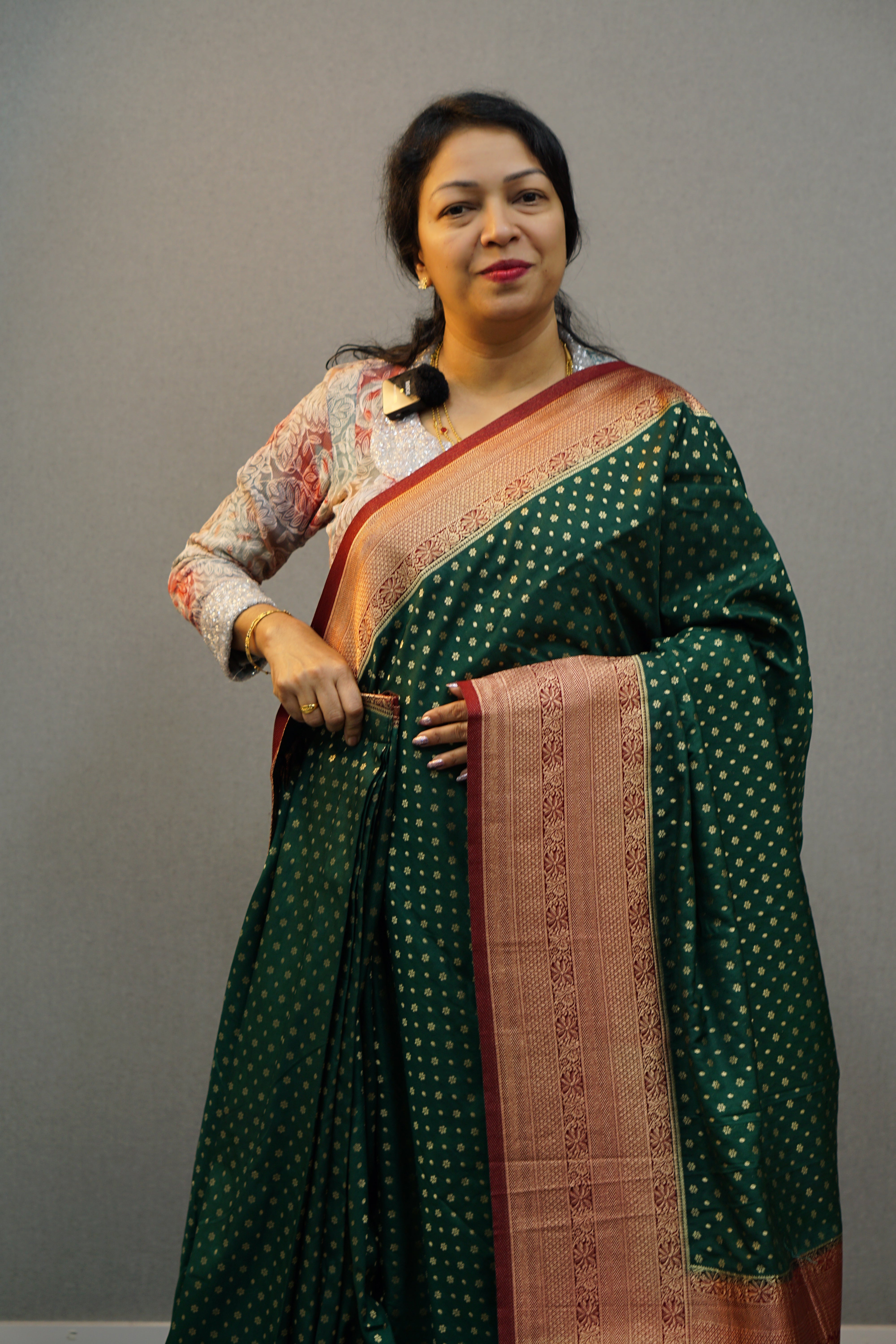 Green Saree