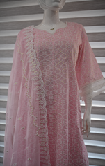 Women's Pink Salwar Suit | Wearable Art