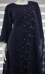 Navy Blue Salwar Suit | Women's Salwar Suit | Wearable Art