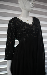 Women's Salwar Suit Set | Women's Black Salwar Suit | Wearable Art