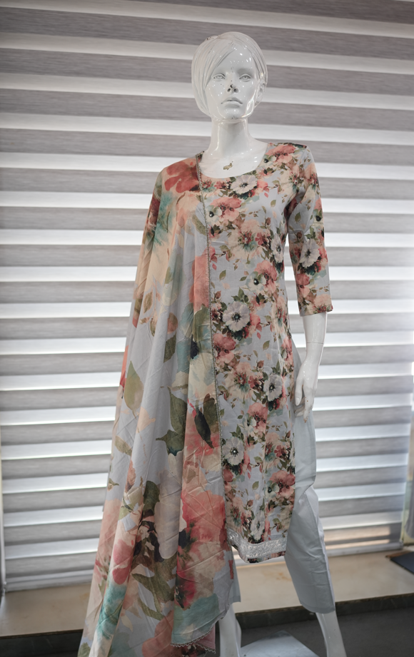 Women's Floral Suit Set | Floral Suit Set | Wearable Art