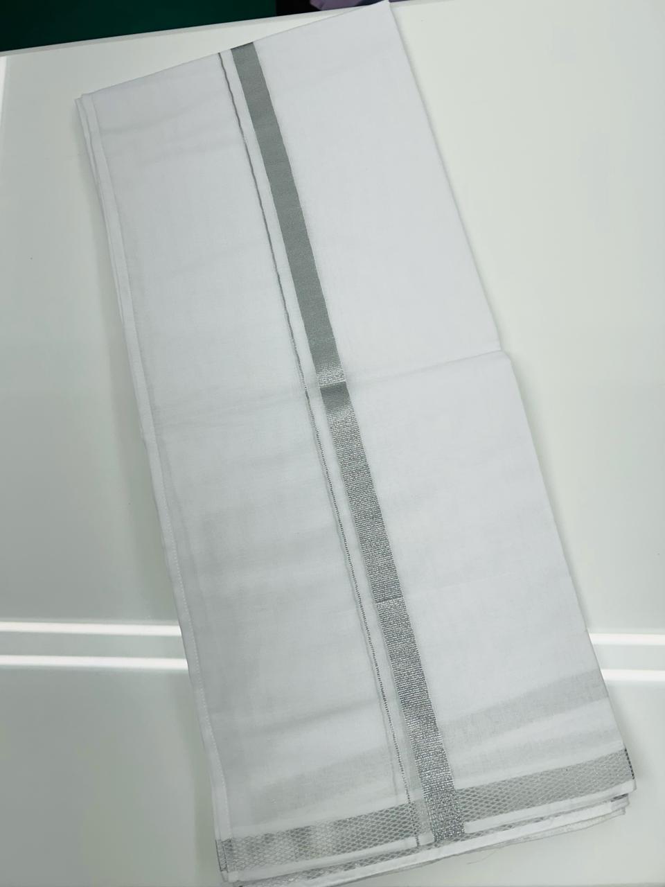 VELCRO DHOTI - Silver Search code 8504