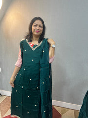 SALWAR SUIT SET  - Green colour  Search code 9502