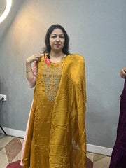 SALWAR SUIT SET  -Mastered  colour  Search code 9508