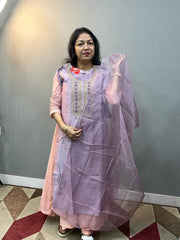 SALWAR SUIT SET  -Lavender colour  Search code 9513
