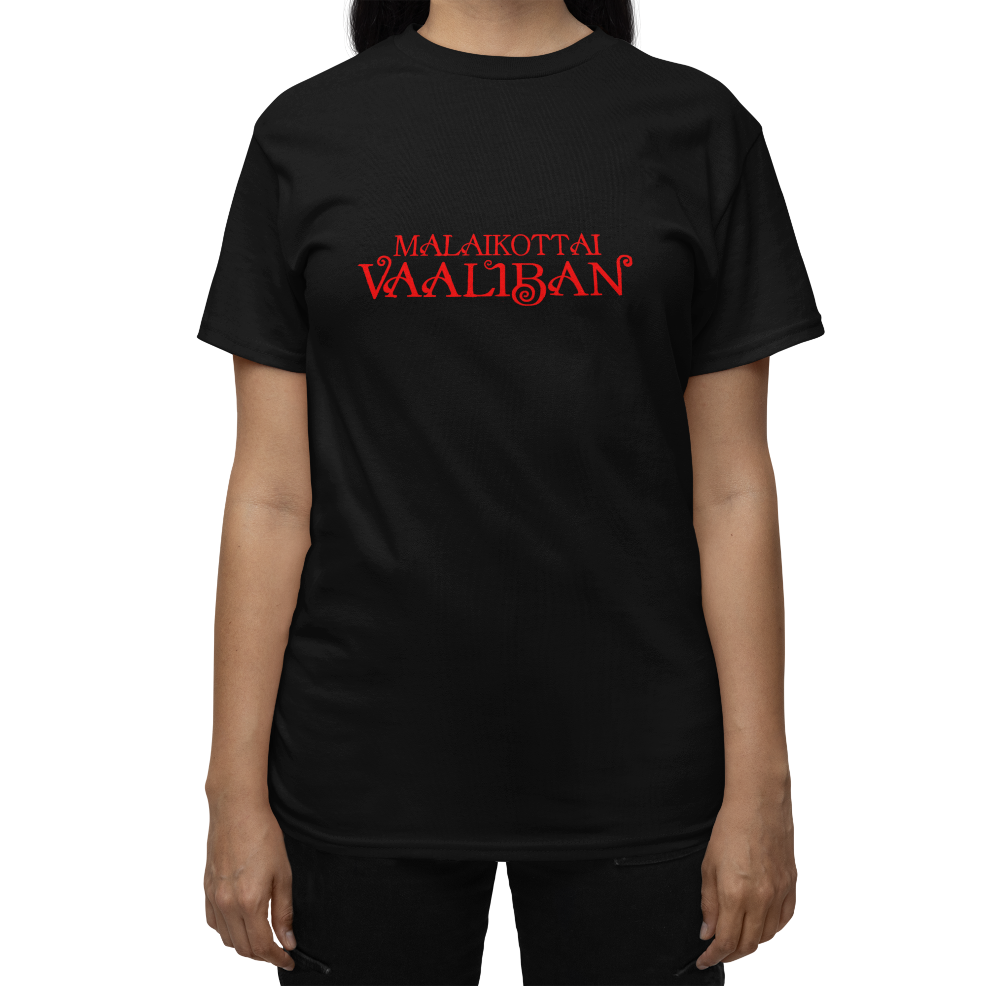 Black Printed T-Shirt | Black Short Sleeve T-Shirt | Wearable Art