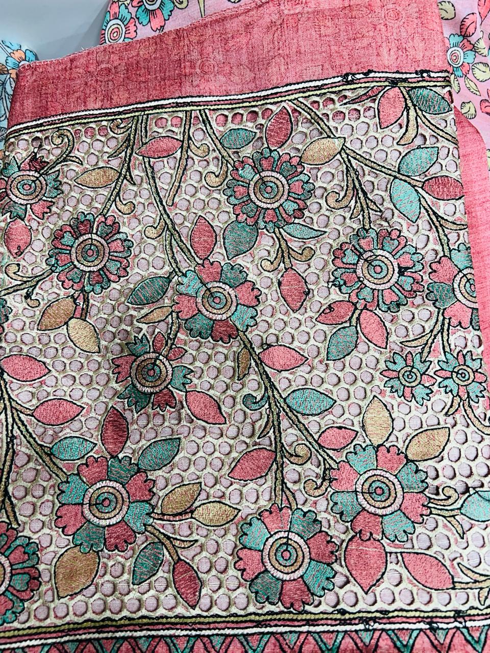 UNSTITCHED SALWAR SUIT SET-  Pink shade Search code 1621